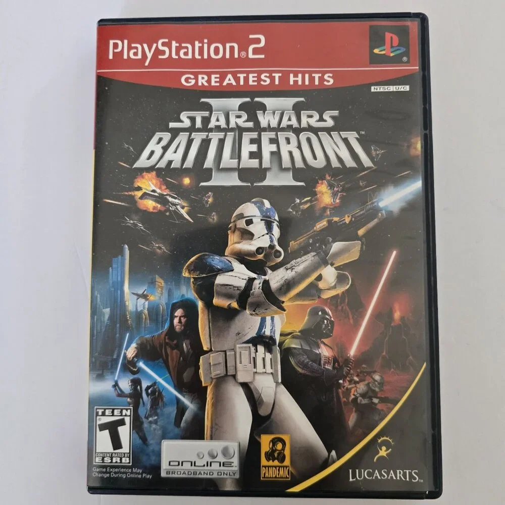 Star Wars Battlefront Greatest Hits PS2 Game Complete With Case & Manual LucasAr